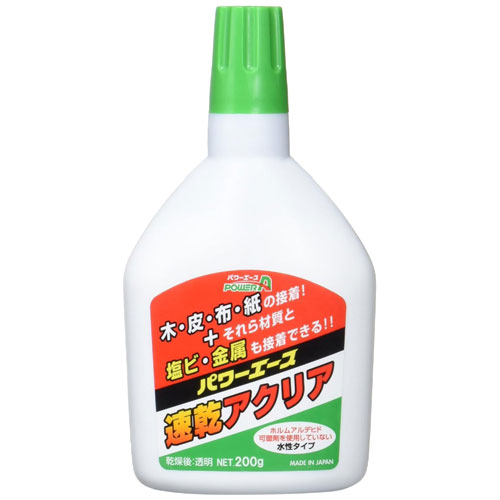 他サイト： アルテコ パワーエース 速乾アクリア 接着剤 水性タイプ 200g A02の商品画像