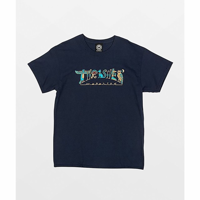 スラッシャー Thrasher メンズ Tシャツ トップス Thrasher Hieroglyphic Navy T Shirt Navyの通販はau Pay マーケット フェルマート