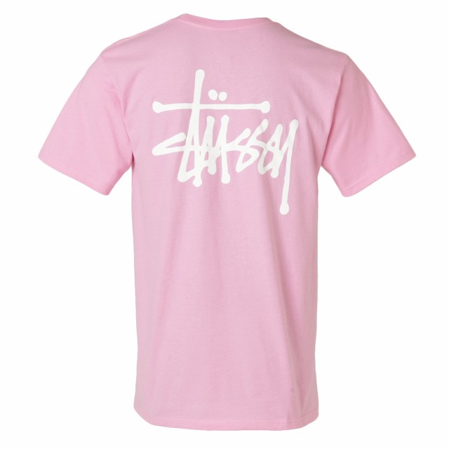 即納 ステューシー Stussy メンズ Tシャツ トップス Basic Stussy Tee Pink 半袖 ロゴ クルーネックの通販はau Pay マーケット フェルマート