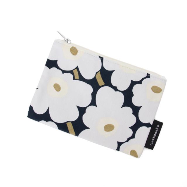 マリメッコ ミニウニッコ ポーチ カイカ ネイビー ライトグレー Marimekko Mini Unikko Kaika ネコポス対応可 2点まで の通販はau Pay マーケット Ideale イデール