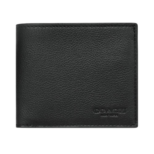コーチ 財布 F Qb Bk Coach メンズ 二つ折り 札入れ Id ビルフォールド ウォレット レザー ブラック アウトレットの通販はau Pay マーケット 買付道 Jjブランド専科
