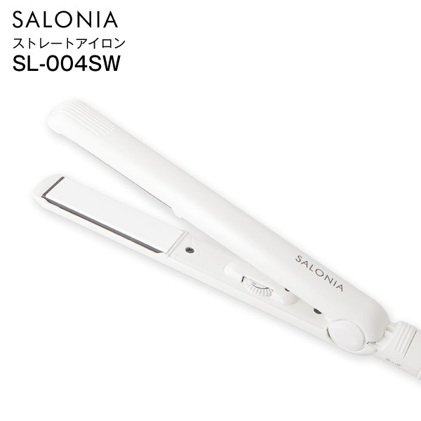 SALONIA SALONIA ストレートヘアアイロン ホワイト|通販 , au