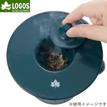 他サイト： スモーカー LOGOS LOGOSの森林 ちょっとスモークするリッド 81280070 ロゴスの商品画像