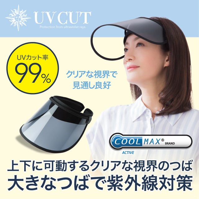 Cool Uvサンバイザー Uvカット率99 クールマックス 吸水速乾 日焼け 紫外線対策 クリアな視界 母の日 ポイント消化の通販はau Pay マーケット アイデア Info 商品ロットナンバー