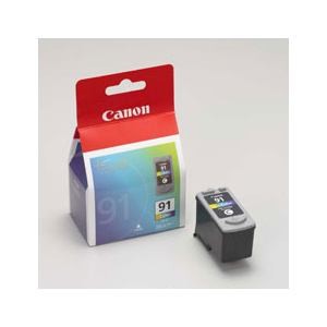 他サイト： インク キヤノン 純正 カートリッジ インクカートリッジ BC-91 FINEカートリッジ 3色カラー(大容量)の商品画像
