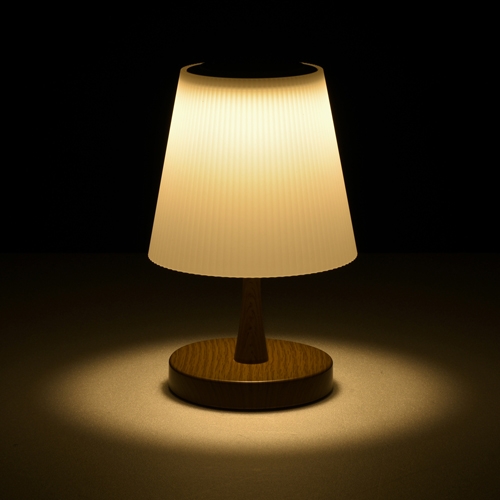 他サイト： オーム電機 TT-Y20T-T インテリアスタンド   木目の商品画像