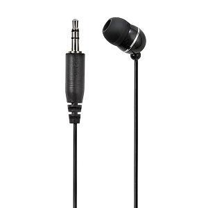 他サイト： ELPA カナル型 片耳イヤホン 地デジTV用 1.2m ブラック RE-STK01-BKの商品画像