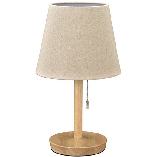 他サイト： オーム電機 TT-YN26MAW-NA テーブルスタンド 木製 ナチュラル 電球別売の商品画像