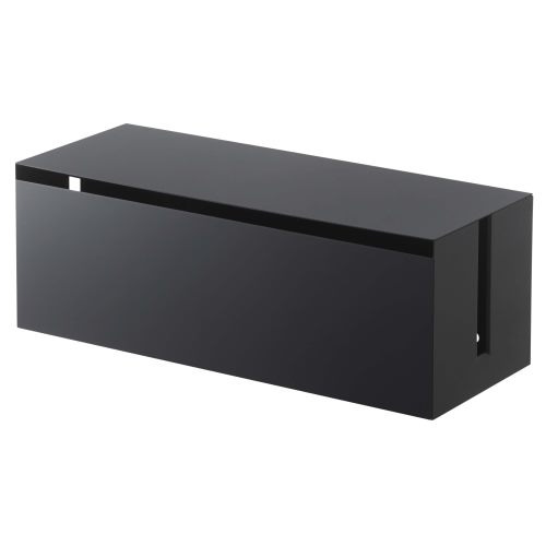 他サイト： 山崎実業 テレビ裏ケーブルボックス スマート ブラックの商品画像