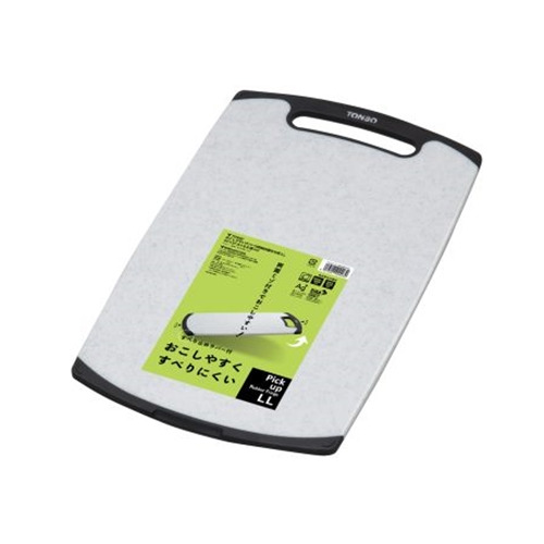 他サイト： 新輝合成 おこしやすいラバー付耐熱抗菌まな板 LL 石目調の商品画像