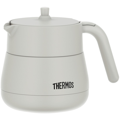 他サイト： THERMOS サーモスTTE-450 LGY 真空断熱ティーポット 470ml ライトグレー TTE450 LGYの商品画像