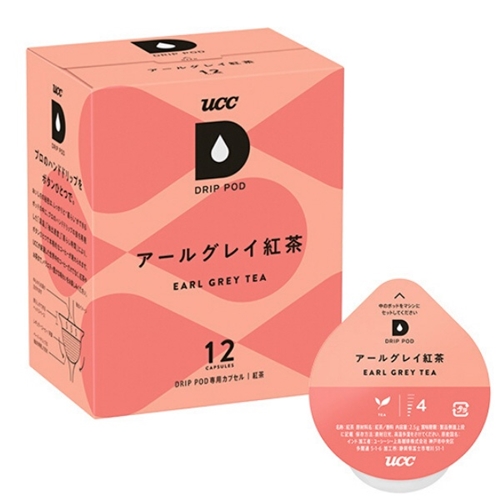 他サイト： UCC上島珈琲 DPAT002 アールグレイ紅茶 DRIP POD コーヒーメーカー 専用  カプセル 紅茶 ドリップポッド 1の商品画像