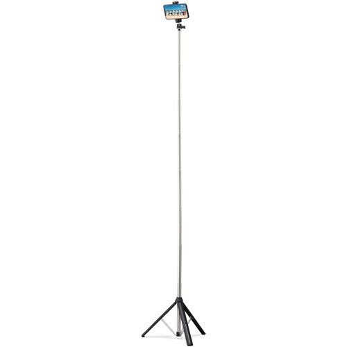 他サイト： エレコム P-STSRSLBK スマートフォン用三脚 ロングタイプ 最大1600mm アクセサリーシュー付 ブラック の商品画像