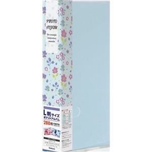 他サイト： ナカバヤシ PHE2288A-B フォトホルダーEL288(花柄) ブルーの商品画像
