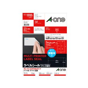 他サイト： エーワン 31175 ラベルシール プリンタ兼用 (A4判 12面 角丸 100シート) ホワイトの商品画像