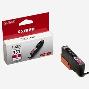 他サイト： インク キヤノン 純正 カートリッジ インクカートリッジ BCI-351XLM インクタンク 大容量 マゼンタの商品画像