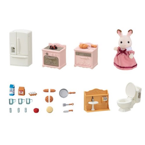 他サイト： エポック社 セ−203 シルバニアファミリー あそびがいっぱい!はじめての家具セットの商品画像