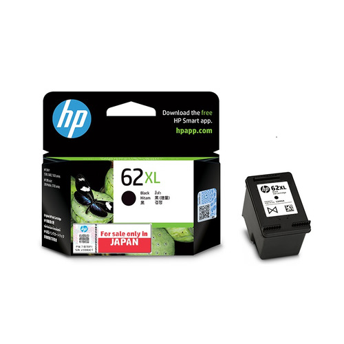 他サイト： インク HP 純正 カートリッジ ヒューレットパッカード C2P05AA インクカートリッジ HP62XL (ブラック 増量)の商品画像