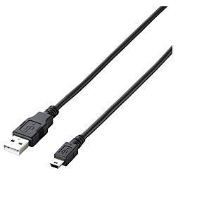 他サイト： USBケーブル エレコム U2C-JM50BK エコUSB2.0ケーブル mini-Bタイプ 5.0mの商品画像