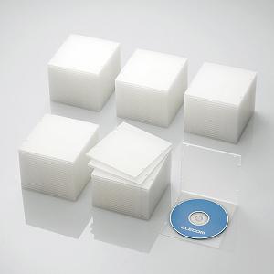 他サイト： エレコム CCD-JPCS100CR Blu-ray/DVD/CDケース(スリム/PP/1枚収納/100パック) クリアの商品画像