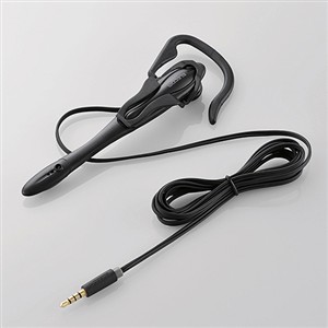 他サイト： ヘッドセット エレコム 片耳 片耳 HS-EP13TBK スマホ/タブレットPC用ヘッドセット(片耳イヤーフック)の商品画像