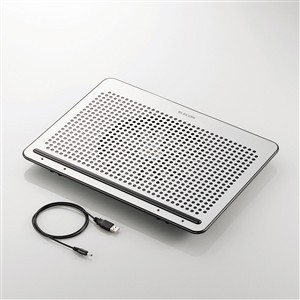 他サイト： PC用クーラー エレコム 冷却 冷却ファン SX-CL22LSV ノートPC用クーラー 角度調節・強冷タイプ 15.4〜17インの商品画像
