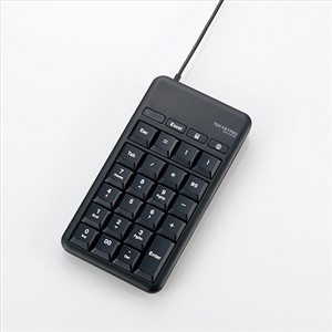 他サイト： エレコム TK-TCM015BK ホットキー付きUSBテンキーパッド ブラックの商品画像