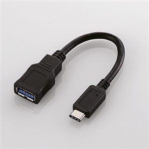 他サイト： エレコム USB3-AFCM01BK Type-C変換ケーブル ブラックの商品画像