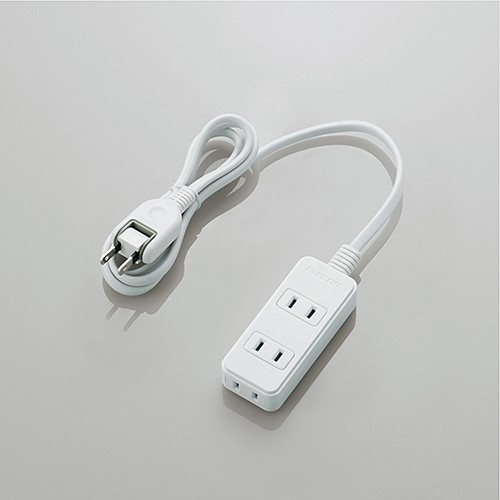 他サイト： 【推奨品】エレコム T-S02N-2310WH スイングプラグタップ 3個口 1m ホワイトの商品画像