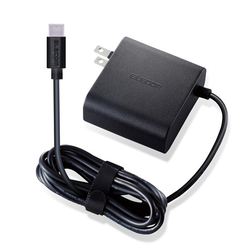 他サイト： エレコム ACDC-PD0465BK Power Delivery対応USB AC充電器(65W)の商品画像