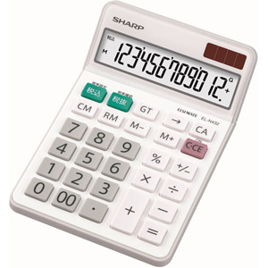 他サイト： シャープ EL-N432X 卓上電卓 12桁の商品画像