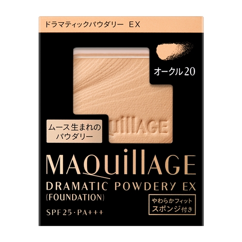 他サイト： 資生堂(SHISEIDO)  マキアージュ ドラマティックパウダリー EX オークル20 (レフィル) 中間的な明るさ (9.3の商品画像