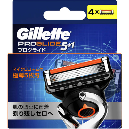 他サイト： P&Gプレミアムビューティ プログライド マニュアル 替刃4B 4個入 の商品画像
