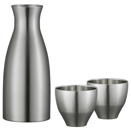 他サイト： ピーコック魔法瓶 ACF38 酒器セット おうち居酒屋シリーズ 300ml ステンレスの商品画像