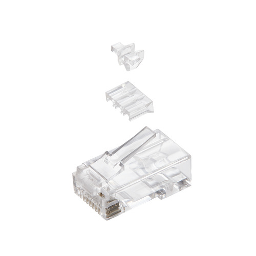 他サイト： エレコム LD-6RJ45T10/L Cat6A用 自作用RJ45コネクター(ガイドパーツ付き/10個入り) の商品画像
