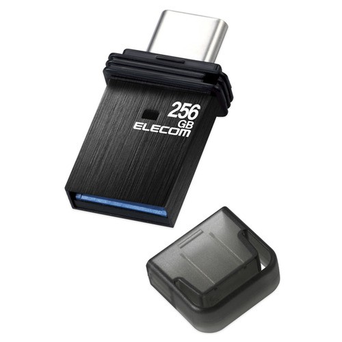 他サイト： 【推奨品】エレコム MF-CAU32256GBK キャップ式USBメモリ 256GB Type-C Win/Mac/スマホ タブの商品画像