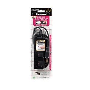 他サイト： パナソニック WHS2533BP ザ・タップZ 3コ口 3m ブラックの商品画像