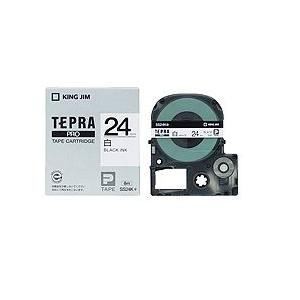他サイト： 白ラベルテープ 「テプラPRO」(白テープ/黒文字/24MM幅) SS24Kの商品画像