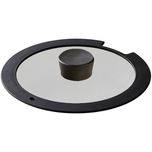 他サイト： アイリスオーヤマ(IRIS) H-IS-GL20 ダイヤモンドコートパンIH用ガラス蓋20cm (単品) ブラックの商品画像