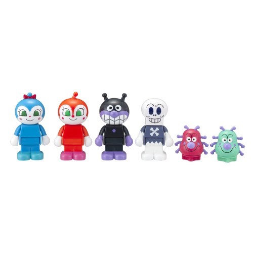 他サイト： バンダイ(BANDAI) ブロックラボ ブロックといっしょに遊べる! ばいきんまんとなかまたちブロックドールセットの商品画像