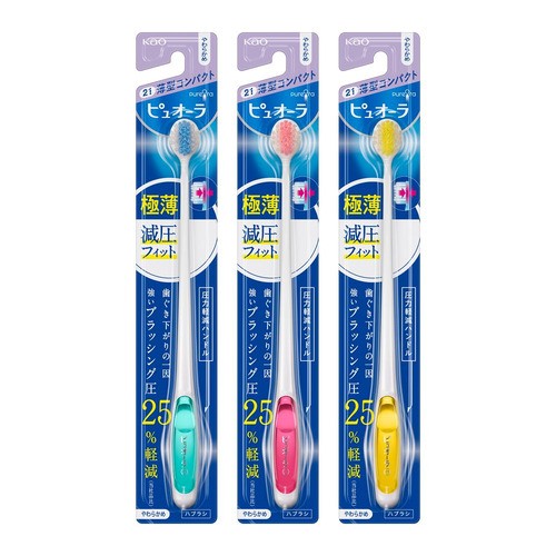他サイト： 花王 Pure Oral(ピュオーラ) ハブラシ 薄型コンパクト やわらかめの商品画像
