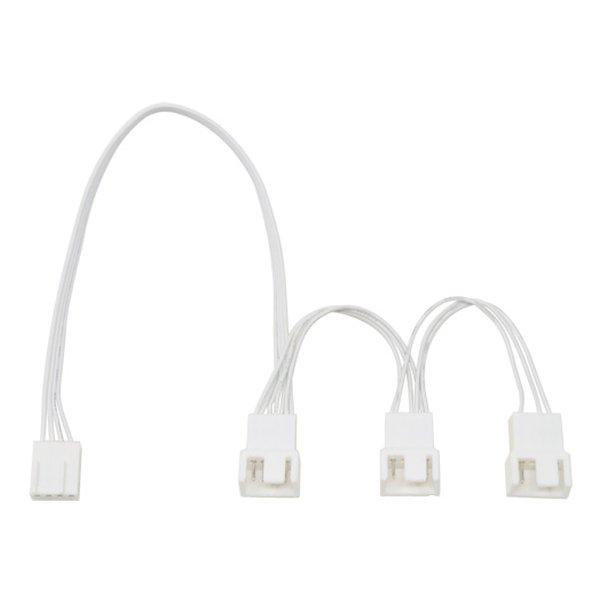 他サイト： AINEX  アイネックス PWMファン用電源3分岐デイジーチェーンケーブル 34cm ホワイト CA-100A-WH (255の商品画像