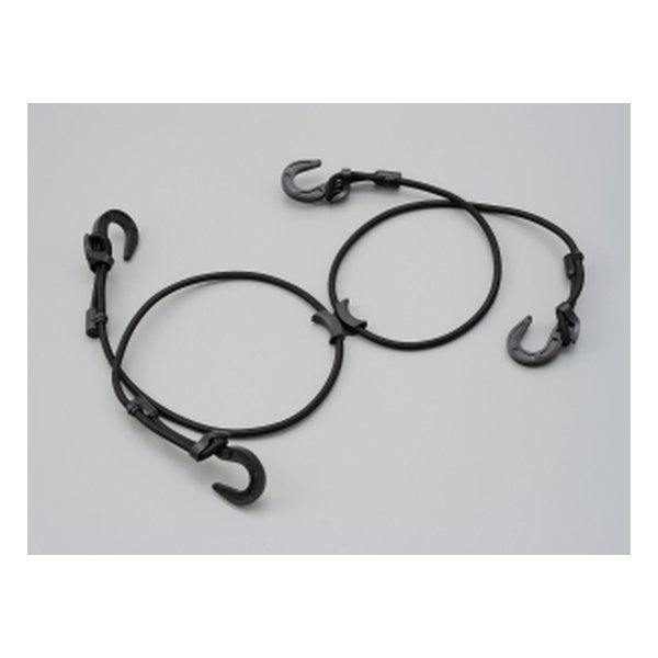 他サイト： DAYTONA  デイトナ ストレッチコード&フック エックス 1000mmx2  レッド D73402 (2245363)  の商品画像