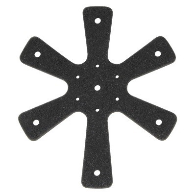 他サイト： ROUGH&ROAD  ラフアンドロード RR6203  サイズ:10 カラー:グレー ヘルメットスペーサー10 グレー RR6の商品画像