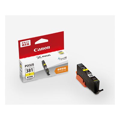 他サイト： Canon キヤノンインクタンク BCI-381Y イエロー標準 BCI-381Y(2438406)の商品画像