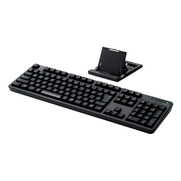 他サイト： ELECOM エレコムキーボード ブラック ワイヤレス /Bluetooth TK-FBM112BK(2544316)代引不可 の商品画像