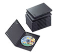 他サイト： ELECOM エレコムDVDトールケース CCD-DVD03BK(0167732)代引不可の商品画像