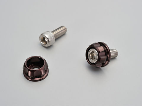 他サイト： DAYTONA デイトナクロメット ナンバーホルダーセット M6 ブロンズ D91954(2400660)代引不可の商品画像