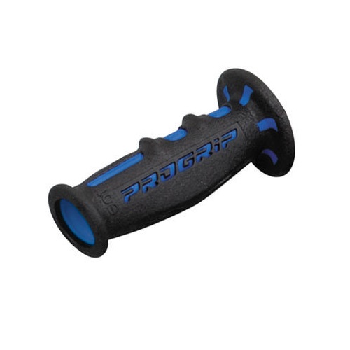 他サイト： DAYTONA デイトナPRO-GRIP スーパーバイクグリップ#601 耐震GEL 120mm 貫通 ブルー/ブラック D98の商品画像