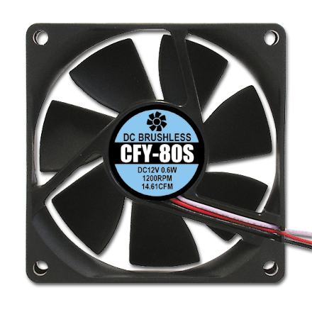 他サイト： AINEX アイネックスケース用ファン80mm静音タイプ CFY80S(2157413)の商品画像